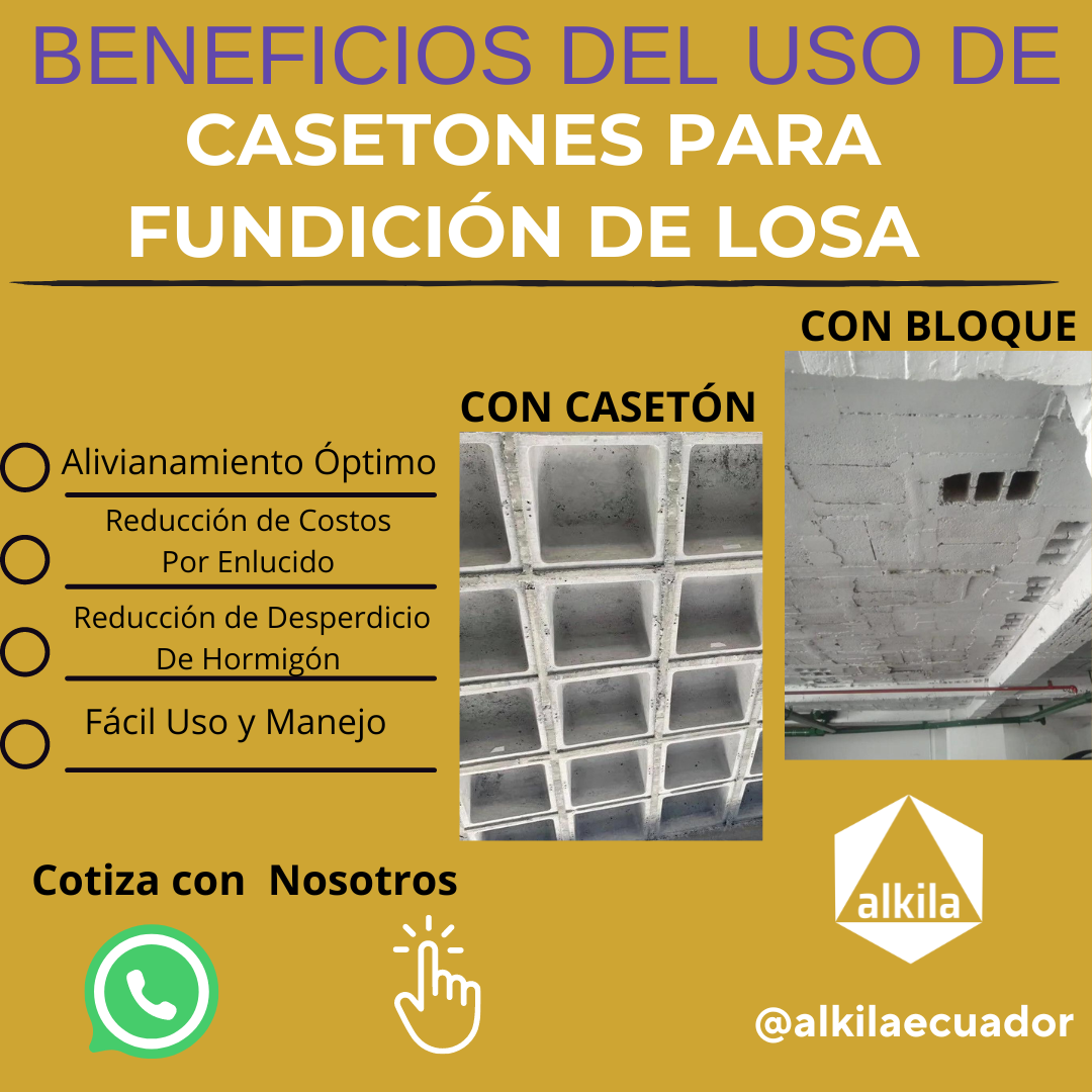 CASETONES PARA LOSA